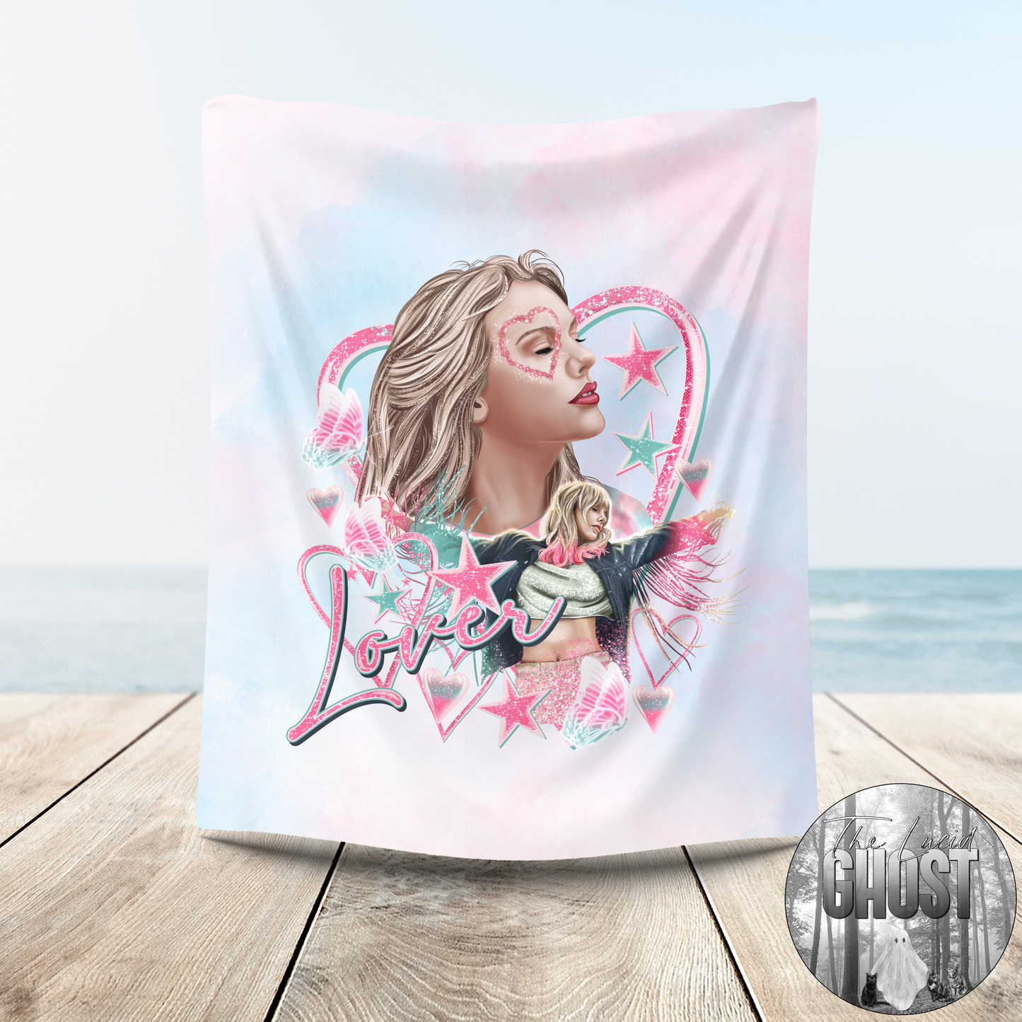 Cotton Candy Love Fleece Mink Blanket PRE-ORDER (Please read description)