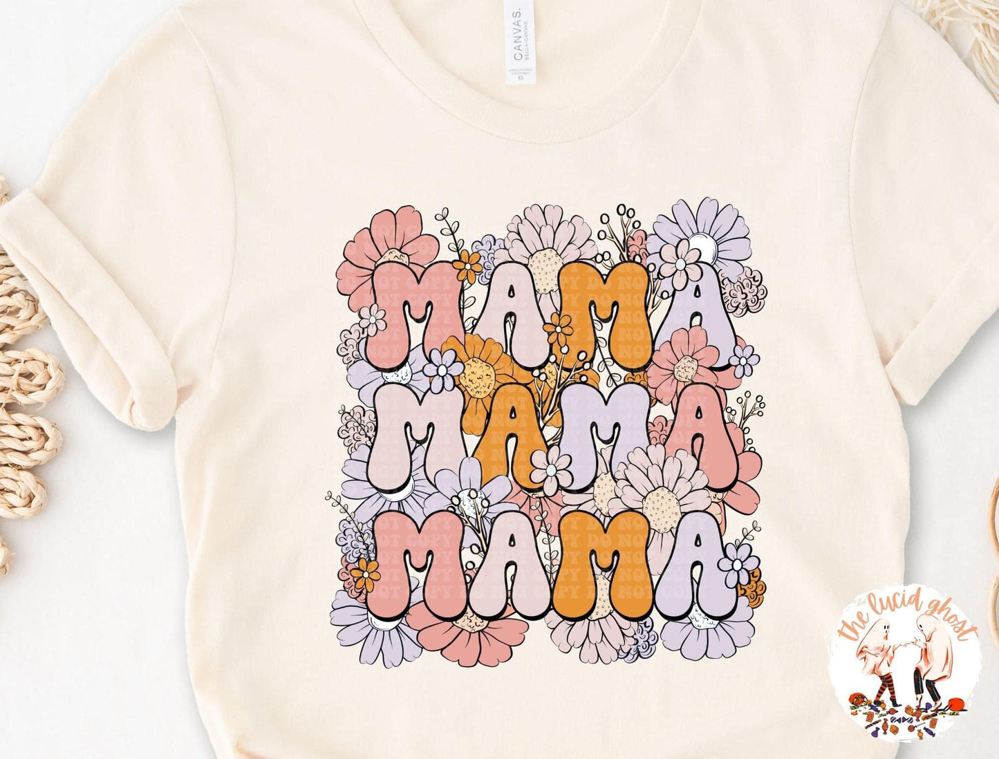 Floral Mama Tee B+C