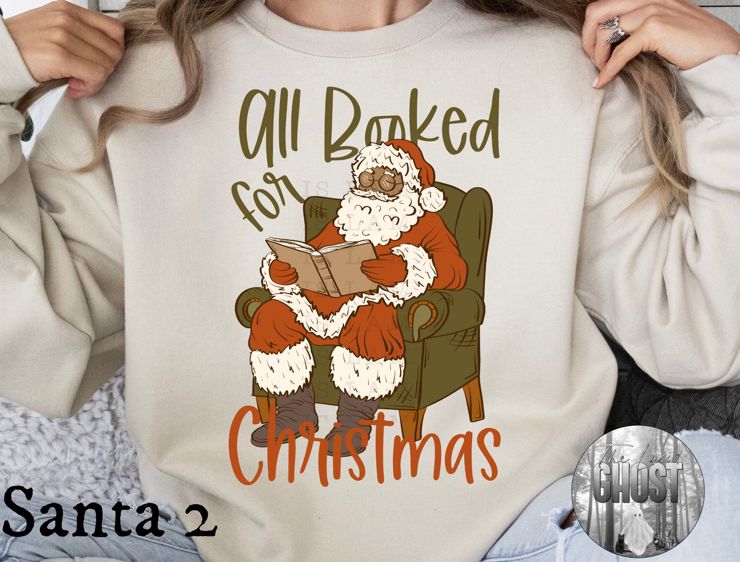I'm All Booked Up Santa (W/ Different Skin Tones)