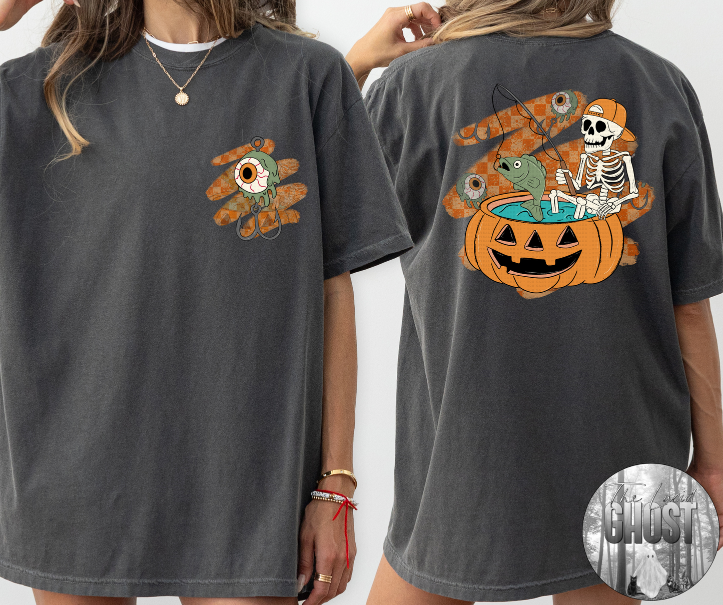 Pumpkin Fishing (Two Shirt Color Options)