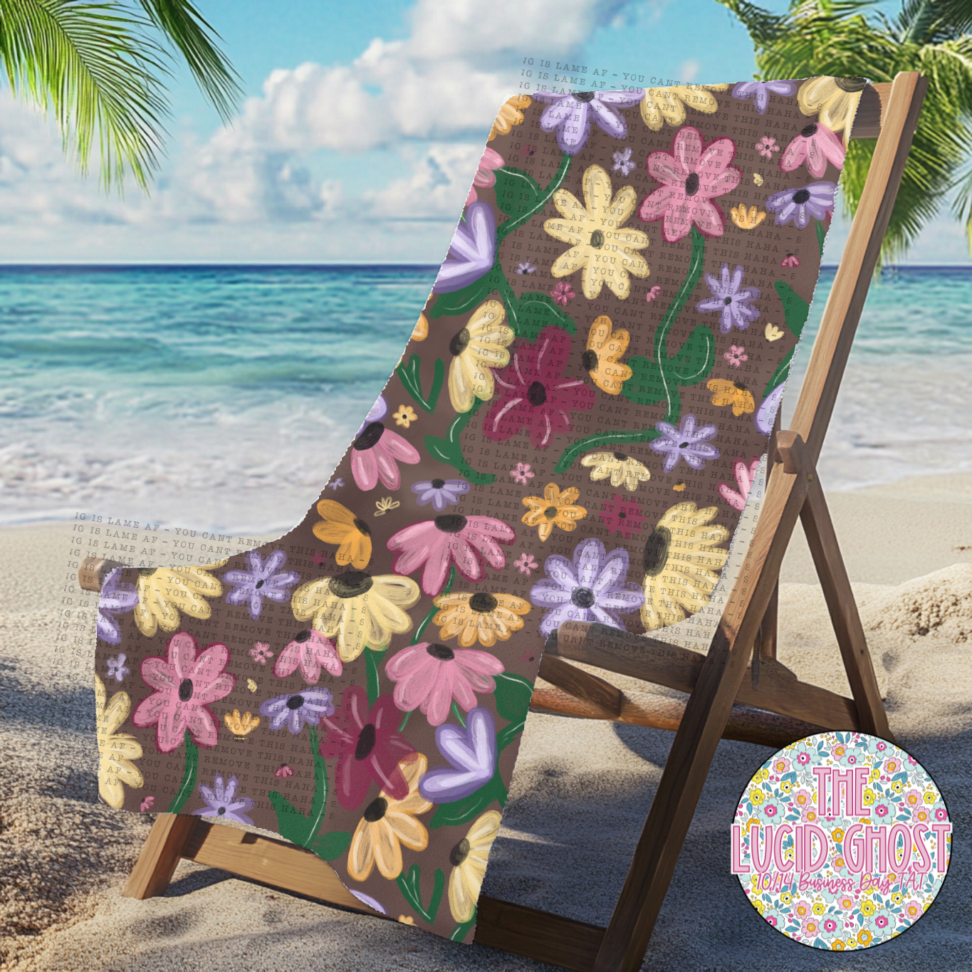 Floral Towel PRE-ORDER (Please read the description)