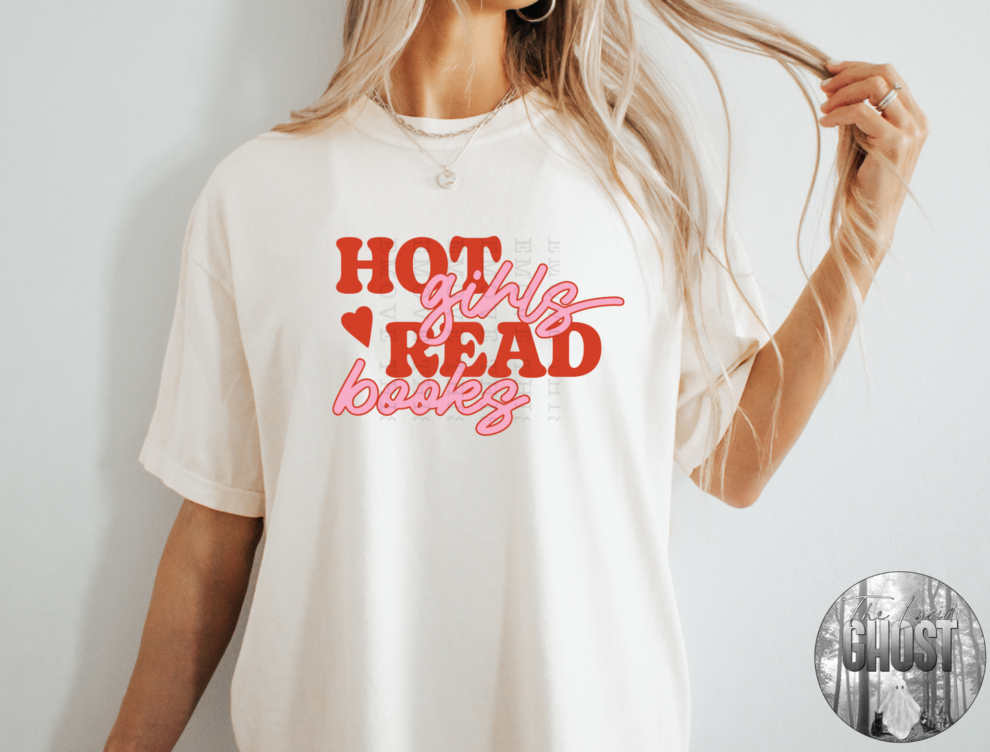 Hot Girls Read Books (Two Color)