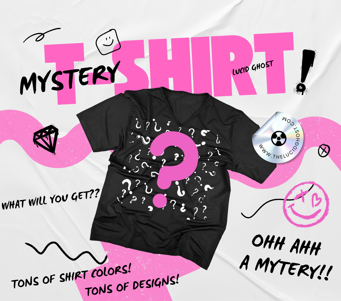 Mystery Tee Regular Tee not V NECK ◡̈