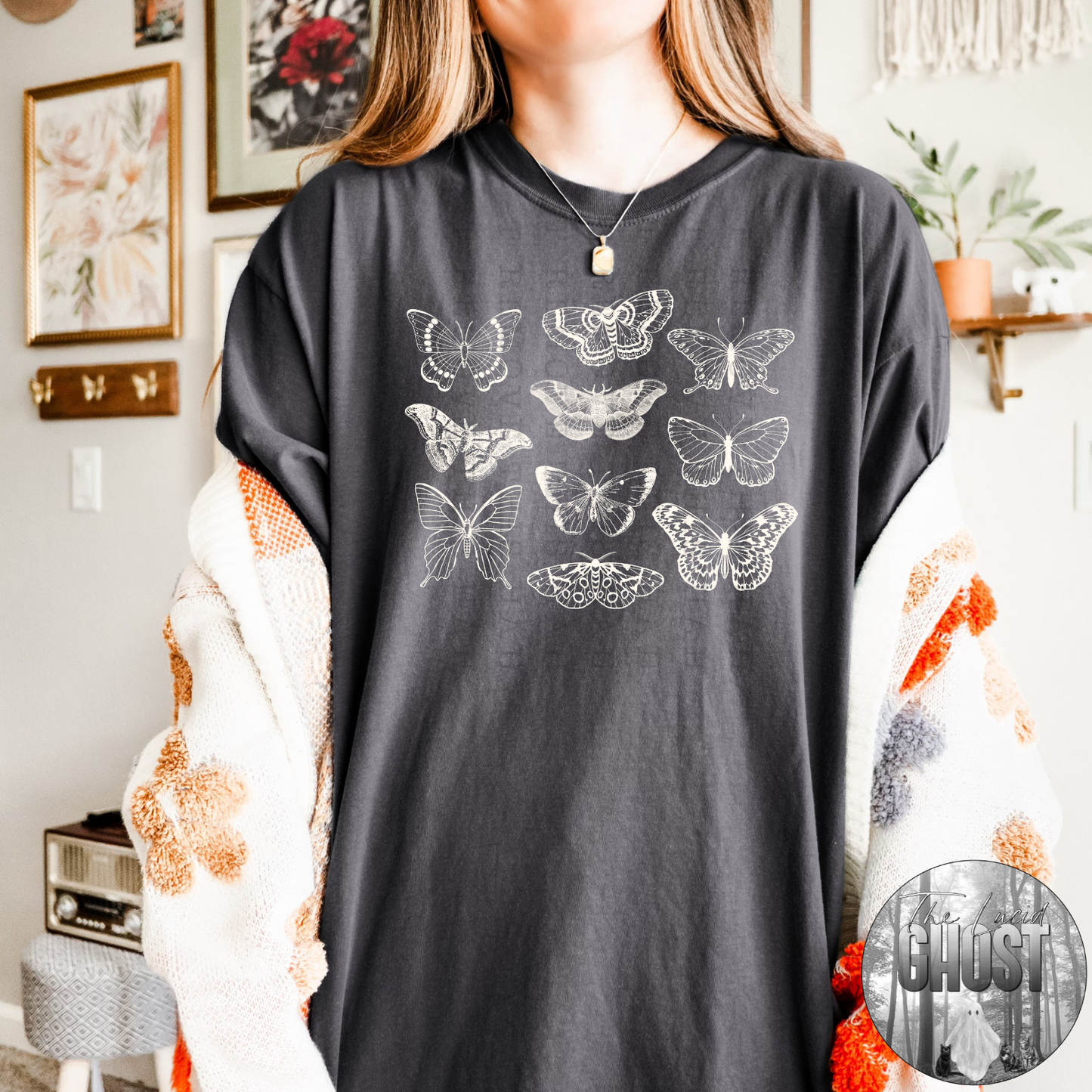 Vintage Butterflies (Two color options)