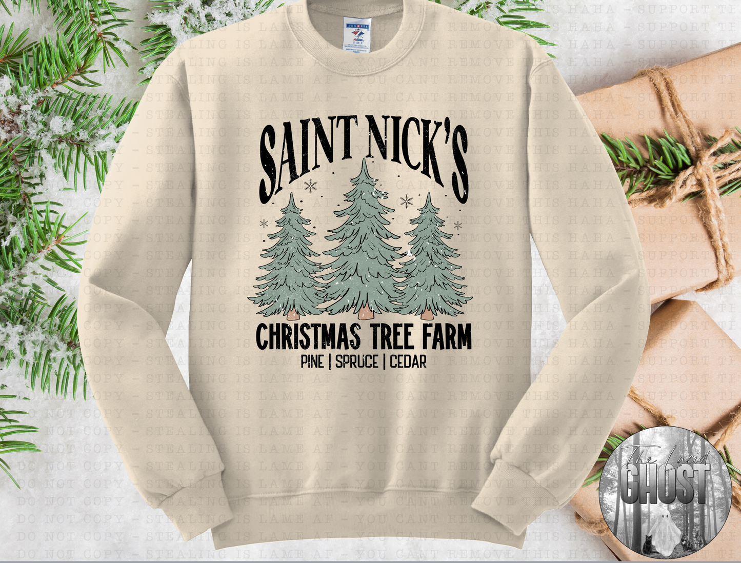 St Nick Tree Farm Sweater 2 Colorways