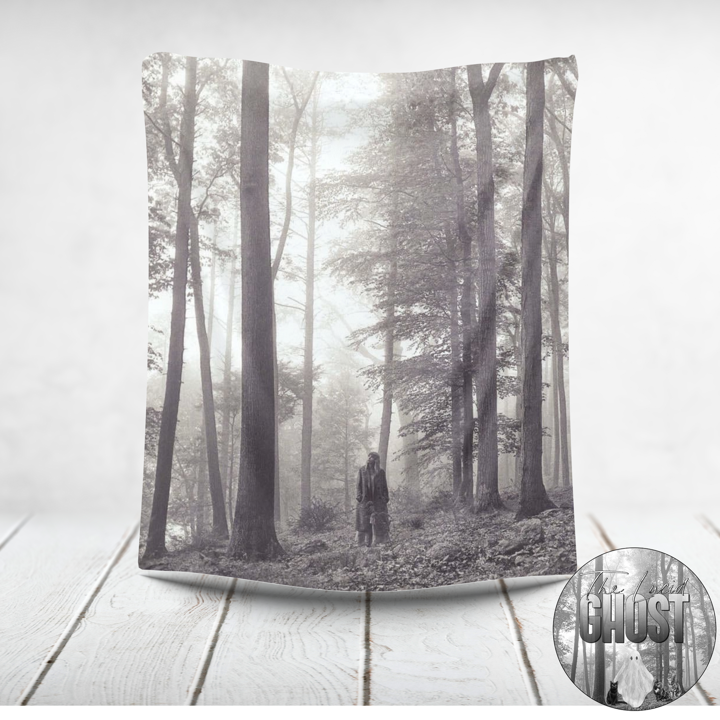 Trees Mink Fleece Material Pre-Order (Please read description)