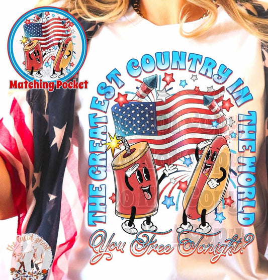 USA Fourth of July Tee