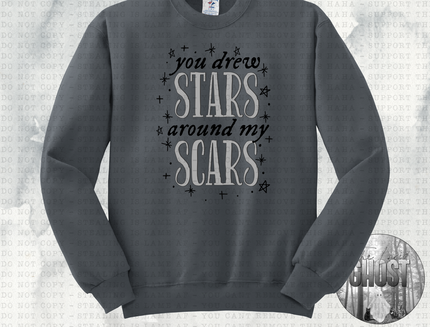 Stars and Scars Crewneck Sweater