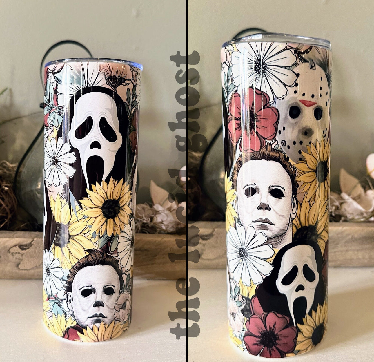 Floral Killers Horror 20 oz Tumbler!