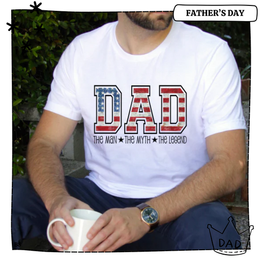 Flag Dad The Man Myth Legend