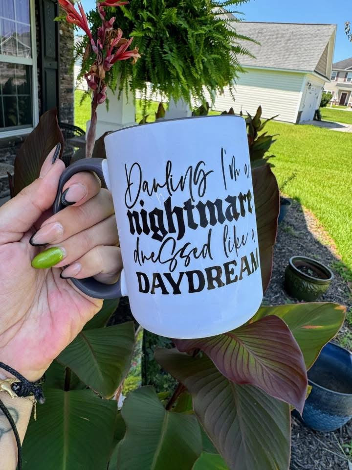 Darling Nightmare Mug (Grey inside color!)