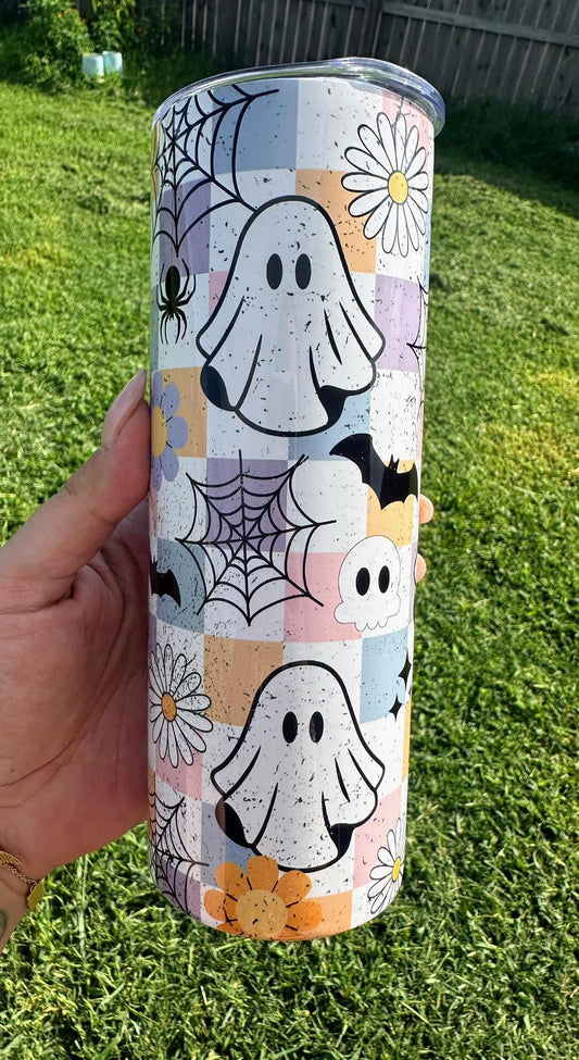 Spooky Ghost 20 oz Tumbler!