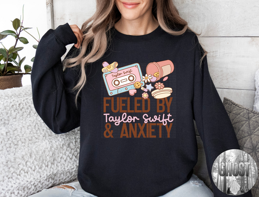 Fueled by Blondie & Anxiety Sweatshirt