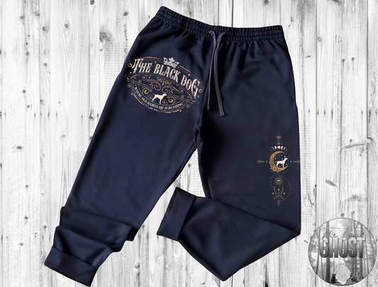 Black Doggy Sweatpants