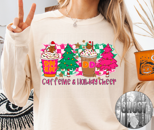 Caffeine and Christmas DD (short sleeve, long sleeve & sweater)
