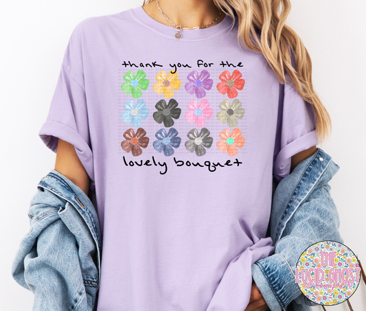 Lovely Bouquet  (short sleeve, long sleeve & sweater)
