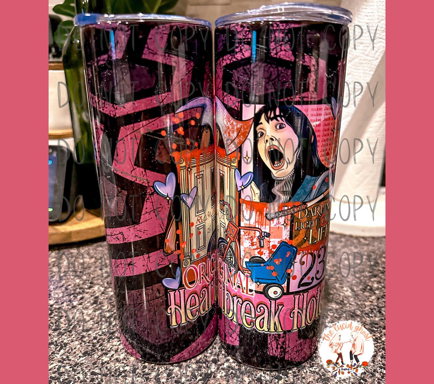 FAST SHIP! Shining Tumbler | Valentines Day | Love | Darling | Horror | Wendy Torrance | Jack Torrance | Axe | Spooky | 20 oz | ONE Tumbler