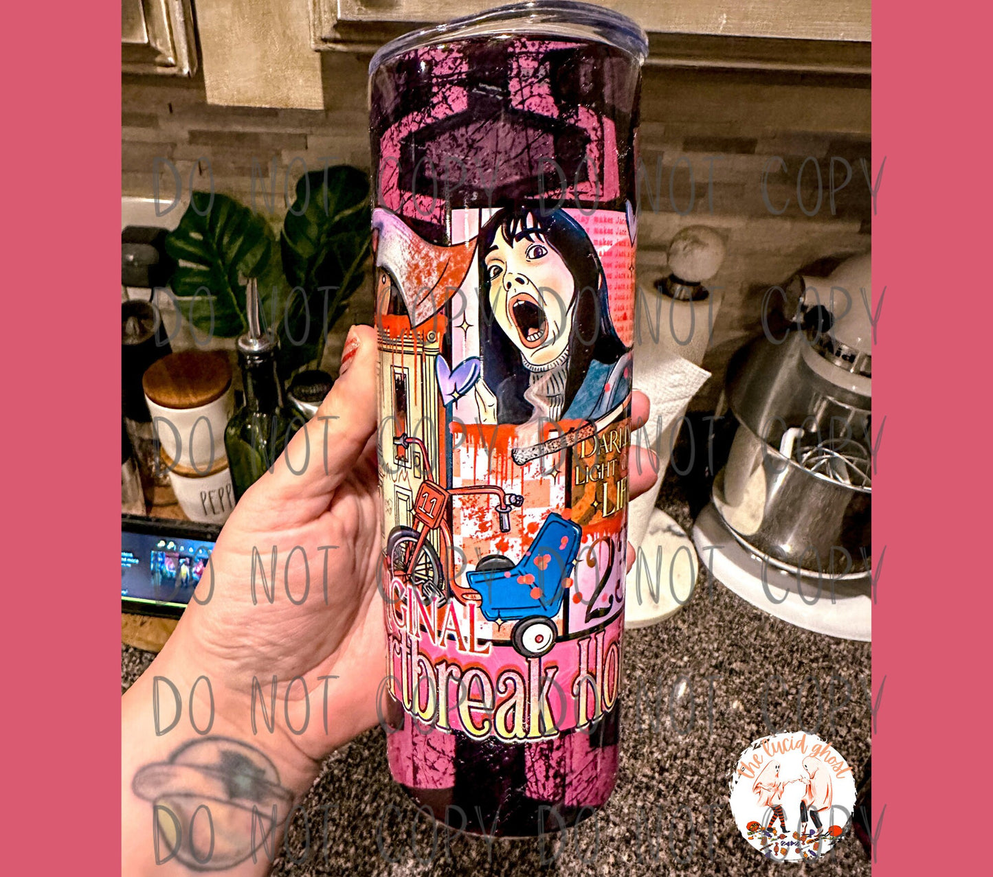 FAST SHIP! Shining Tumbler | Valentines Day | Love | Darling | Horror | Wendy Torrance | Jack Torrance | Axe | Spooky | 20 oz | ONE Tumbler