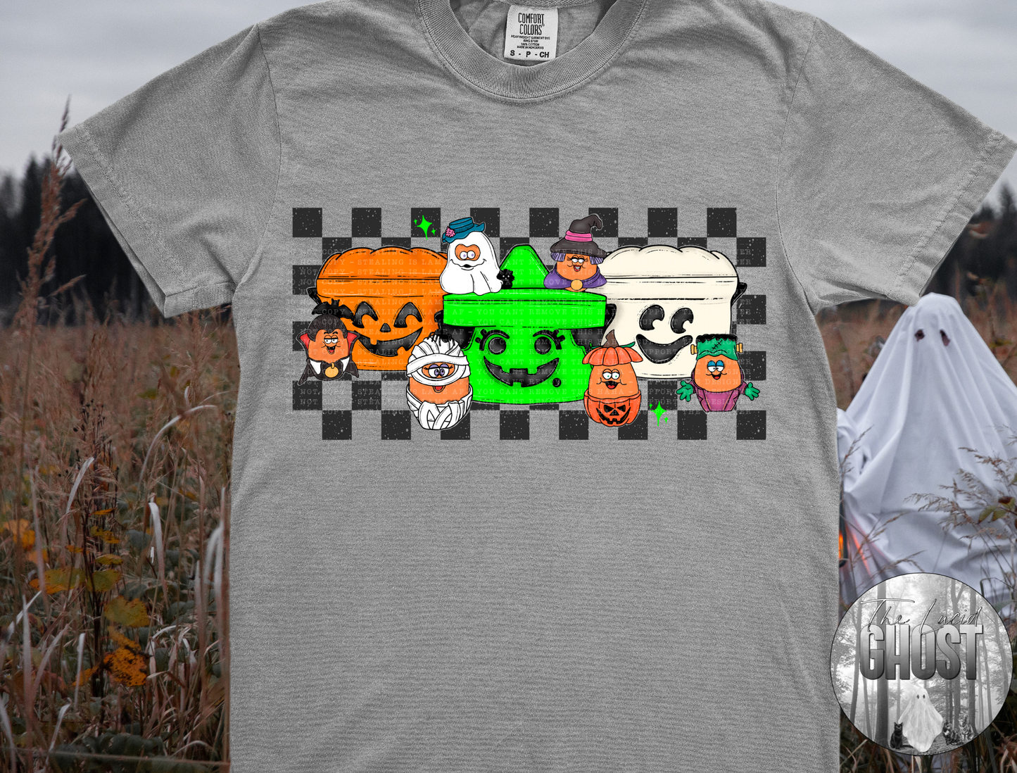 Spooky Halloween Buckets Tee