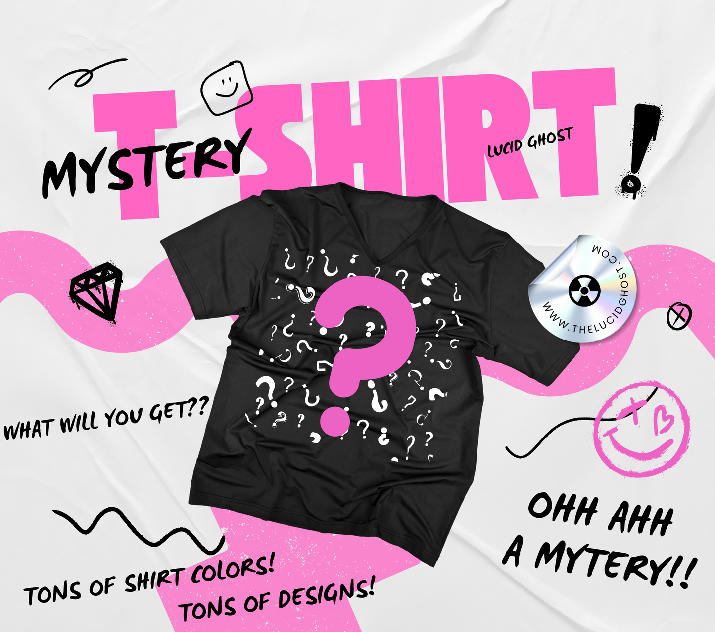 YOUTH Mystery Tee Regular Tee NOT V NECK ◡̈