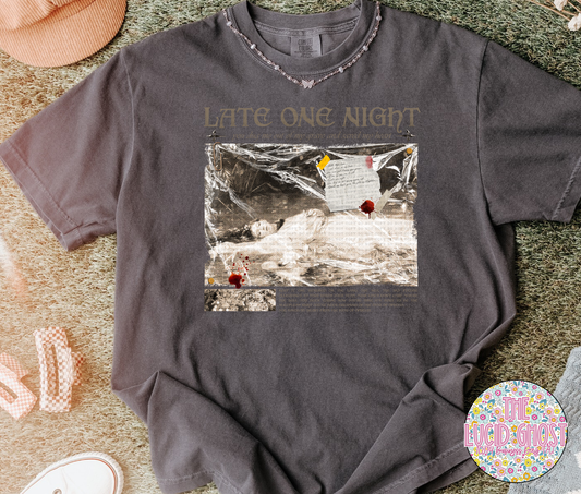 Late one Night (short sleeve, long sleeve & sweater)