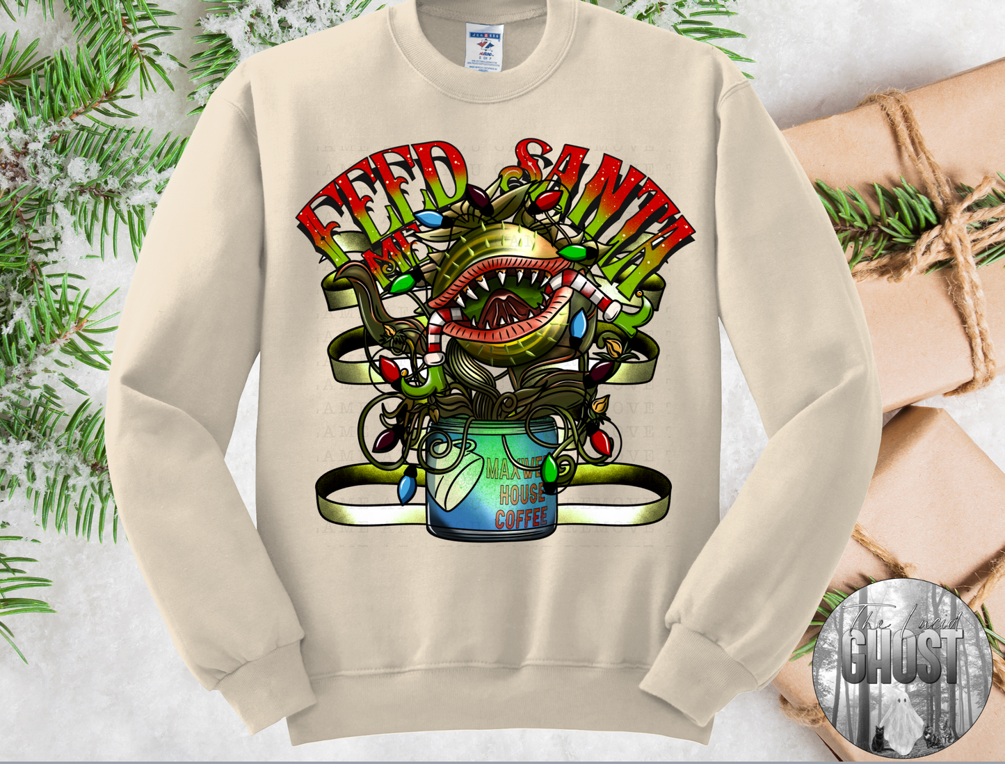 Feed Me Christmas Sweater