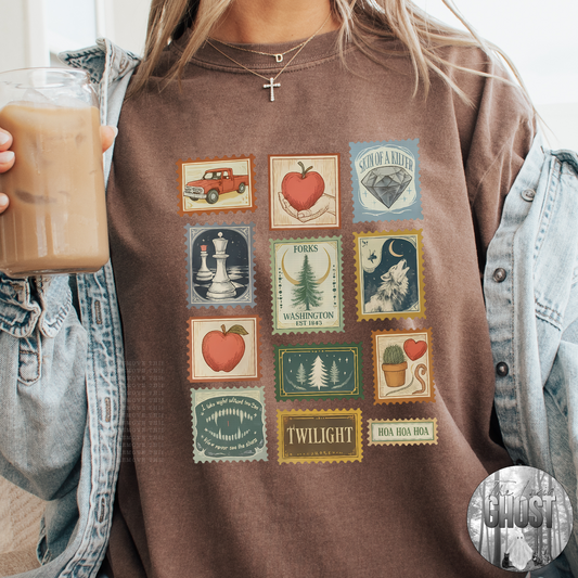 Forks Stamps (short, long and sweatshirt)