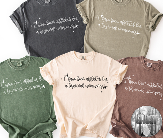 Terminal Uniqueness (short sleeve, long sleeve & sweater)